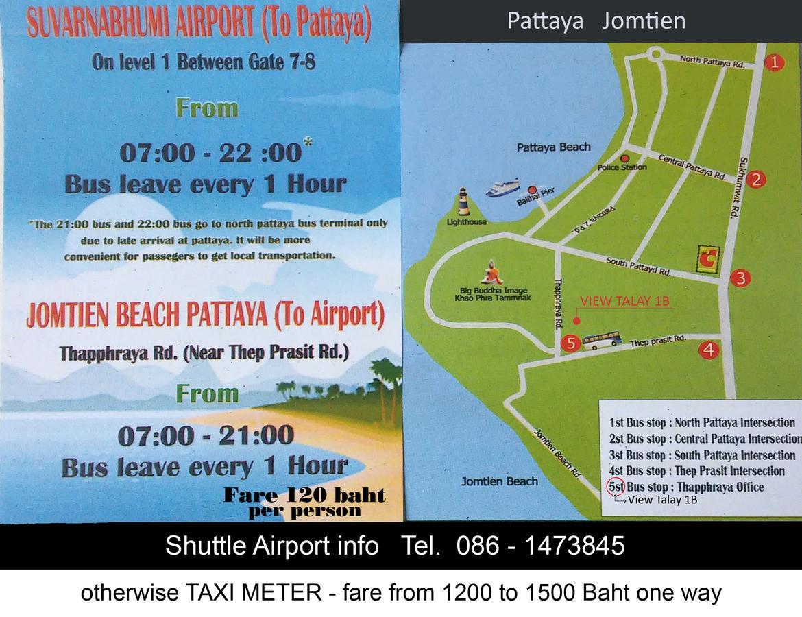 View Talay 1 Jomtien Daire Pattaya Dış mekan fotoğraf